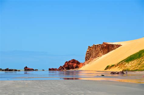 Praia De Canoa Quebrada Canoa Quebrada State Of Ceara Brazil Heroes