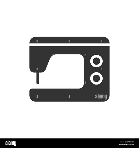 Sewing Machine Silhouette Vector Icon Stock Vector Image And Art Alamy