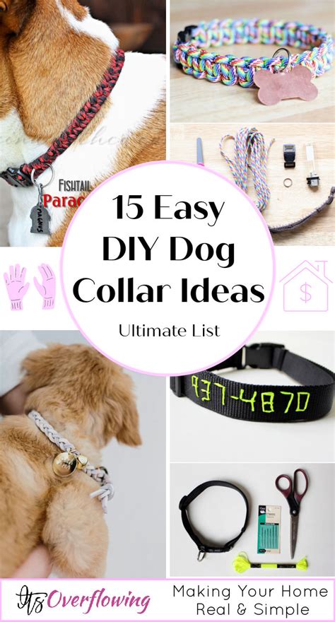 How To Make A Dog Collar 15 Diy Dog Collar Ideas