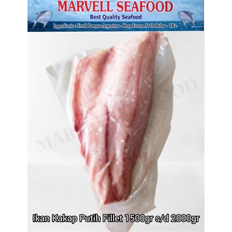 Jual Ikan Kakap Putih Fillet 1KG Shopee Indonesia