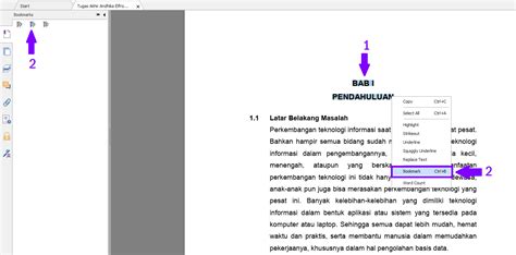 Cara Membuat Bookmark Pdf Di Foxit Reader Warung Internet