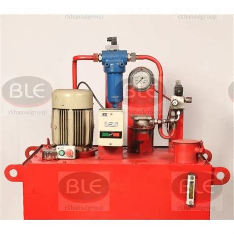 BLE Mild Steel Hydraulic Power Pack For Industrial Electric At