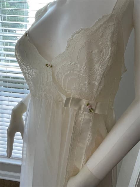 Vintage Lingerie Shadowline Nightgown Size Large Hone Gem