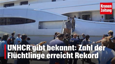 UNHCR gibt bekannt Zahl der Flüchtlinge erreicht Rekord krone tv