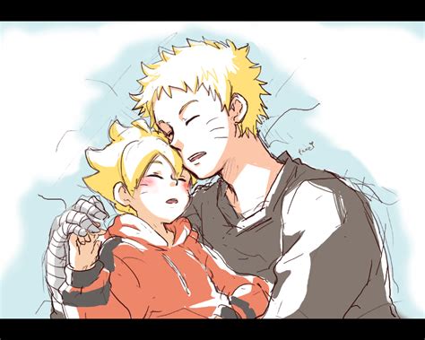 Father And Son Uzumaki Boruto Fan Art Fanpop Page