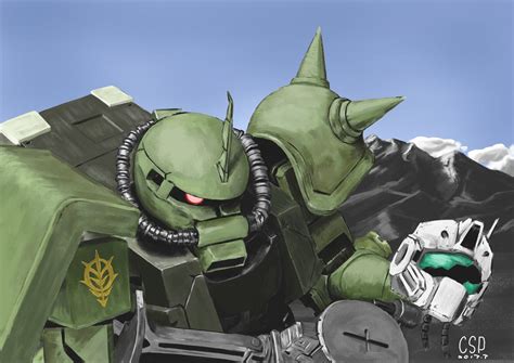 zaku ii  csptwn  deviantart