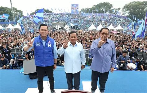 SBY Di Kampanye Akbar Demokrat Prabowo Putra Terbaik Bangsa