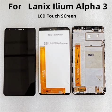 Digitalizador De Pantalla T Ctil Lcd Con Marco Lanix Alpha M Dulo De