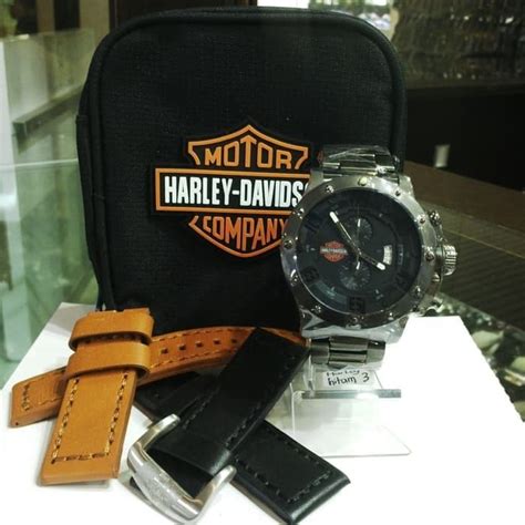 Jual Jual Jam Tangan Harley Davidson Black Limited Murah Shopee