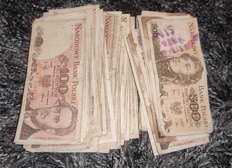 Banknoty Pieni Dze Kasa Kolekcja Prl Szt Plewiska Olx Pl