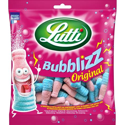 Bonbons bubblizz piquants LUTTI Le sachet de 250G à Prix Carrefour