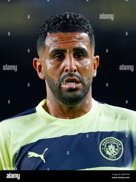 Riyad Mahrez Of Manchester City During The Friendly Match For The