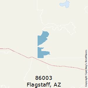 Flagstaff AZ Zip Code Map