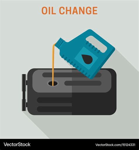 Motor oil change Royalty Free Vector Image - VectorStock