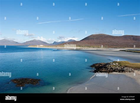 View Of Seilebost And Luskentyre Beaches Isle Of Harris Outer