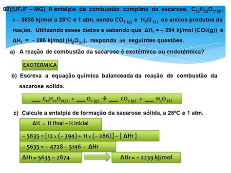 Prof Alessandra Valença Termoquímica Ppt Carregar