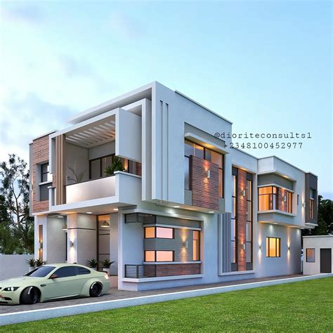 2units Of 4bedroom Semidetached Duplex With 2bq Model House Plan Minimal House Design