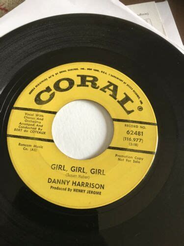 Popsike Rare Northern Soul Danny Harrison Girl Girl Girl