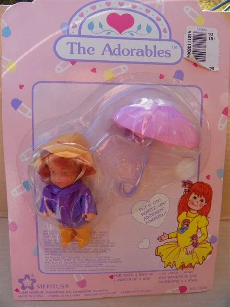 The Adorables 1988 Meritus Clip On Wearable Doll Jewelry Etsy Doll