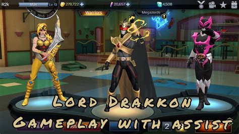 Power Rangers Legacy Wars Lord Drakkon Gameplay With Assist Youtube