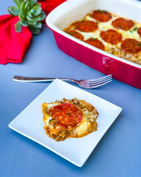 Makkelijke Keto Low Carb Pizza Casserole {video} Alai