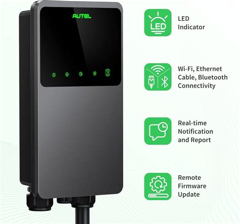 Buy Autel Maxicharger Home Electric Vehicle Ev Charger Up To 50 Amp 240v Level 2 Wifi And