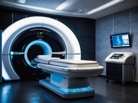 Advanced Mri Or Ct Scan Medical Diagnosis Machine At Hospital Lab