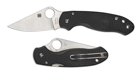 Spyderco Para 3 Lightweight Compression Lock Folding Knife Black Frn 3