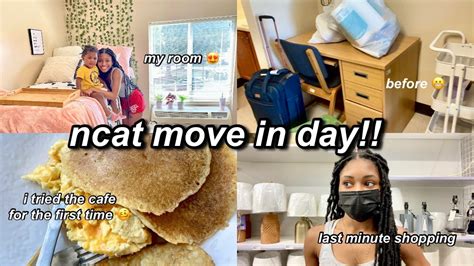 Hbcu Move In Day Vlog Ncat Edition Youtube