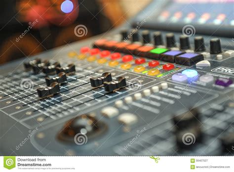 Audio Mixer, Music Equipment. Recording Studio Gears, Broadcasting ...