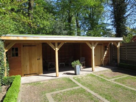 Houten Tuinhuis Met Groendak Vechtdalbouwsystemen Garden Room