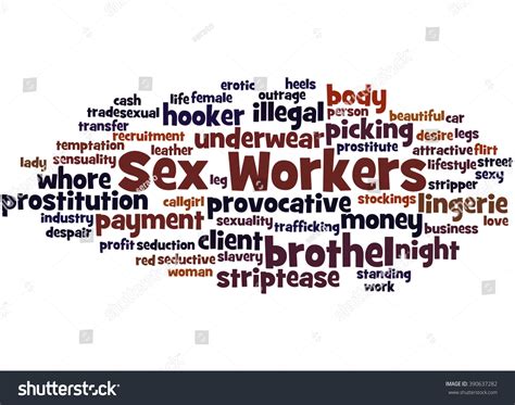 Sex Workers Word Cloud Concept On ilustrações stock 390637282