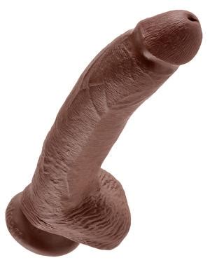 King Cock 9 Inches Cock Balls Brown Dildo On Literotica