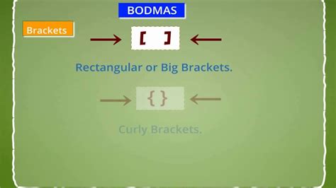 Bodmas Brackets Of Division Multiplication Addition And Subtraction Youtube