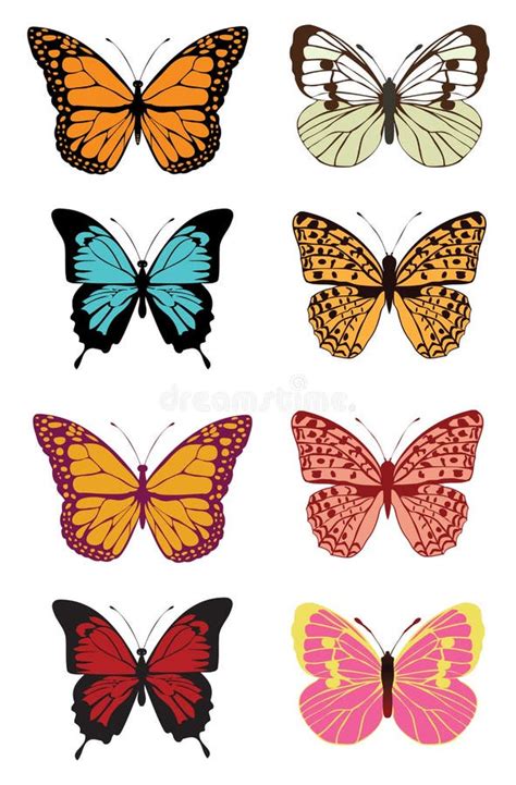 Rbol De La Mariposa Del Vector Ilustraci N Del Vector Ilustraci N De