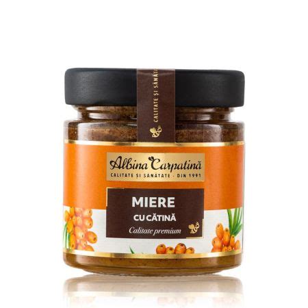 Miere Cu Pulbere De Catina 270g Albina Carpatina Bebe Tei