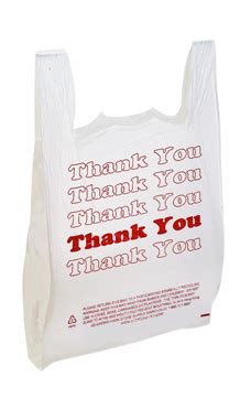 Plastic Thank You Bags Wholesale Store Supply Warehouse