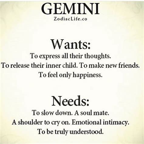 762 Likes 28 Comments Zodiacthingcom On Instagram “gemini Wants And Needs