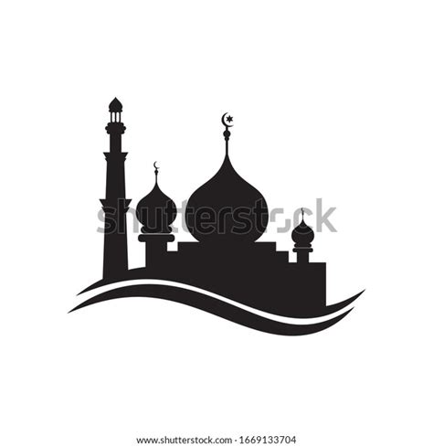 Gambar Logo Masjid Hitam Putih 53 Koleksi Gambar