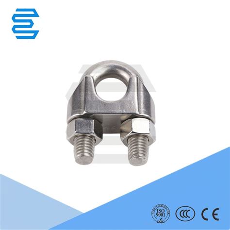 Stainless Steel Gr Gr Din Wire Rope Cable Clip Clamp Earth