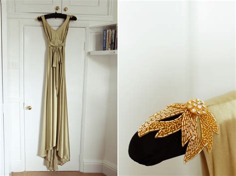 A Gold Wedding Dress For A Glamorous Vintage Inspired Walcot Hall