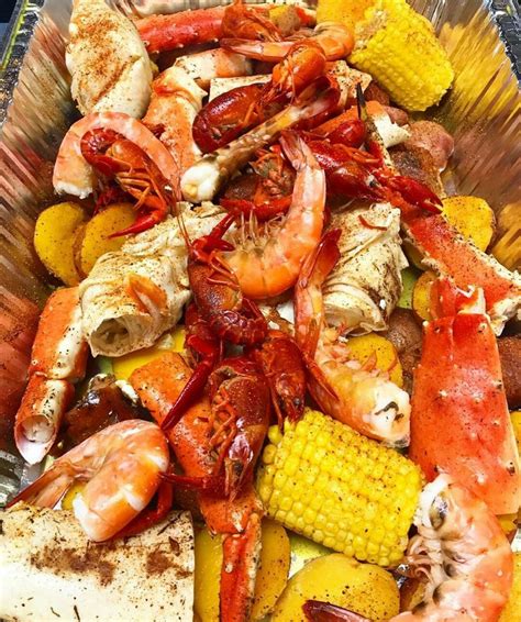 Captain Porkys Cajun Butter Seafood Boil Menu Lobster Tail King Hot