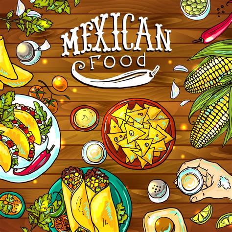 Dibujos De Comida Mexicana