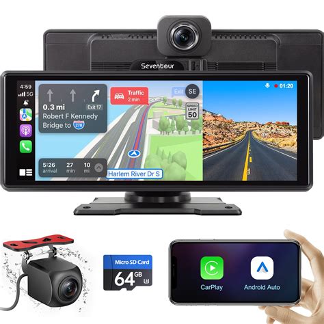 Seventour Wireless Car Stereo With Apple Carplay And Android Auto 10 26