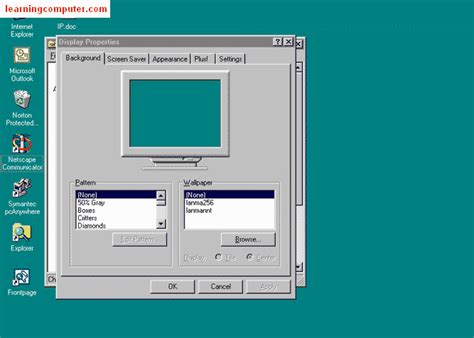 Windows Tutorial - Microsoft Windows 98 Training | IT Computer training - Learningcomputer.com