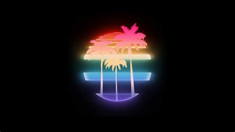 Retrowave Palm Trees Wallpapers Wallpaper Cave