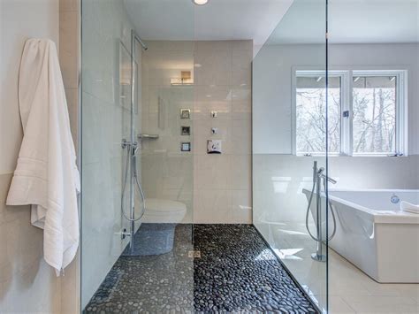 White Contemporary Bathroom Shower Ceramic Tile World Toronto Tile Store