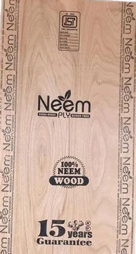 Brown Neem Plywood Board Matte Thickness Mm At Square Feet In