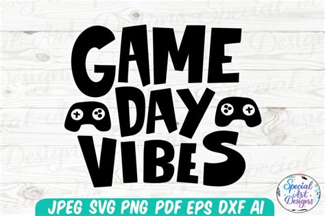 Game Day Vibes svg | Game Day SVG | Football Mom svg