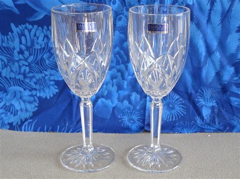 Waterford Marquis Germany Lead Crystal Footed Wine Glasses Flutes Etsy